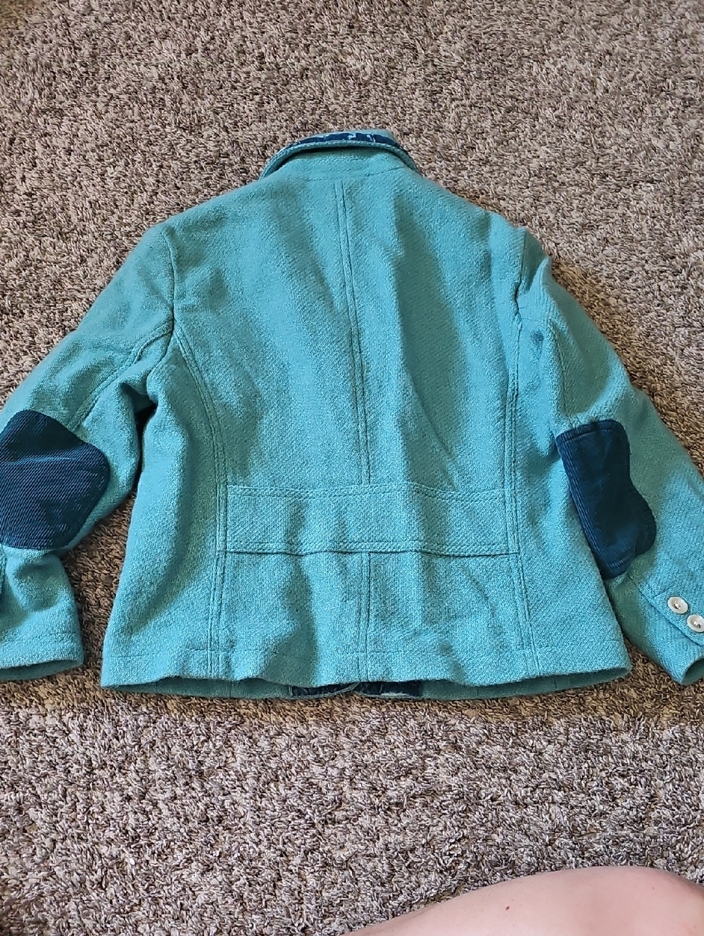 STUNNING VINTAGE BANANA REPUBLIC WOOL VELVET TRIM BLAZER - Picture 4 of 8
